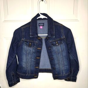 The Children's Place Girl's Blue‎ Jean Jacket Classic Denim Style Size 7/8 (M)